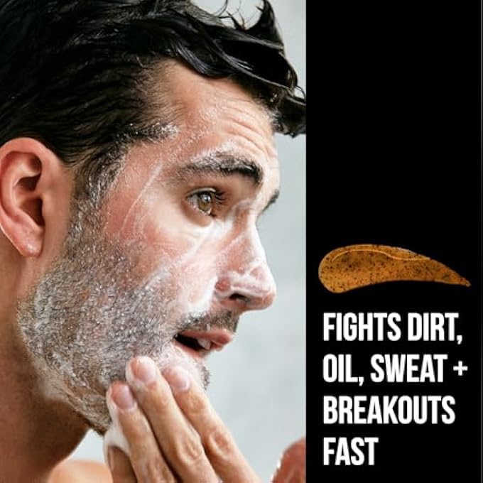 RUGGED & DAPPER مجموعة العناية بالبشرة اليومية للرجال | تشمل مرطب الدفاع ضد الشيخوخة + الأضرار وغسول الوجه المقشر اليومي - Image 3